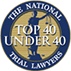 The National Top 40 Under 40 Trial Lawyers logo