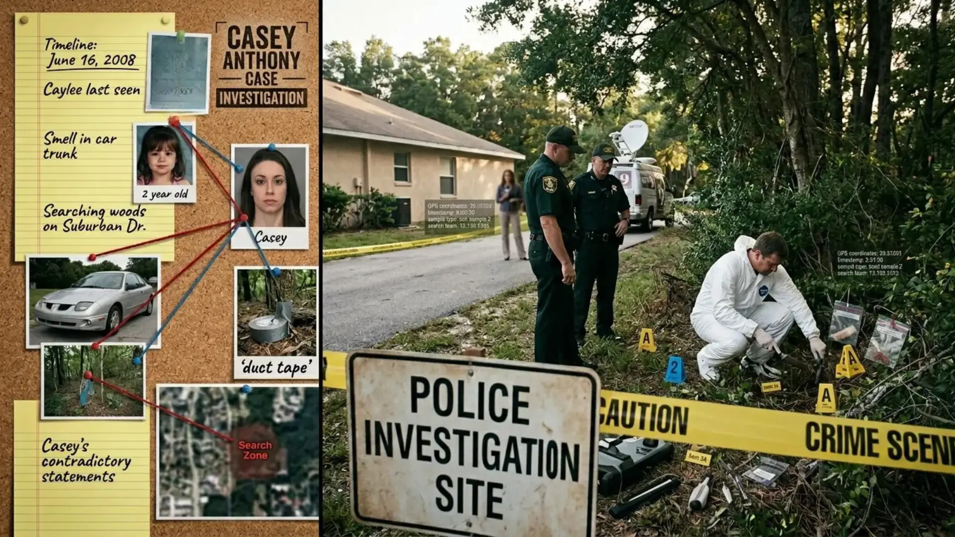 Casey Anthony investigation illustration