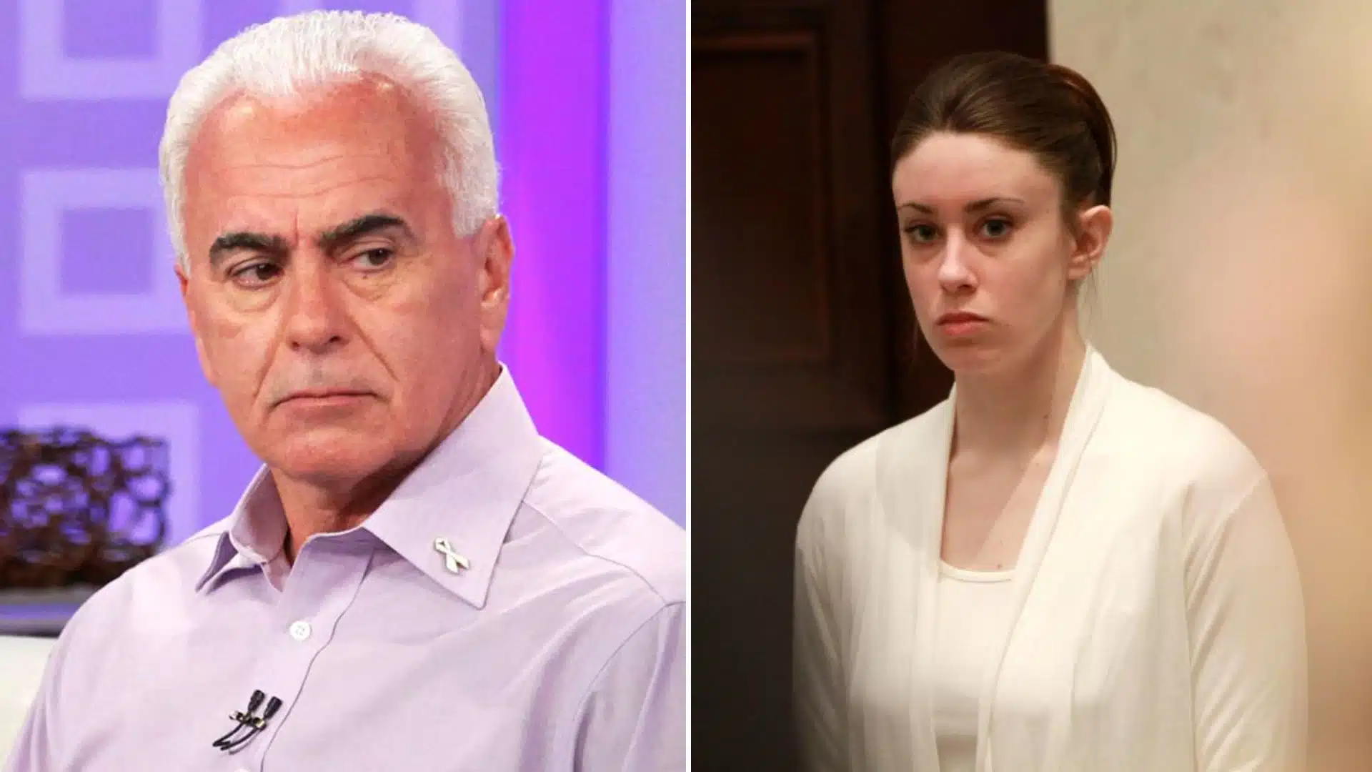 George Anthony and Casey Anthony during public appearances connected to the criminal case