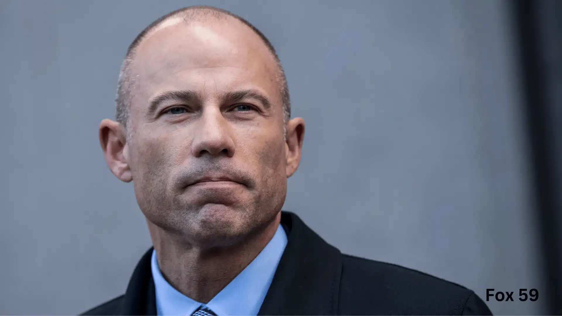 Michael Avenatti in a courtroom wearing a suit during a high profile legal proceeding