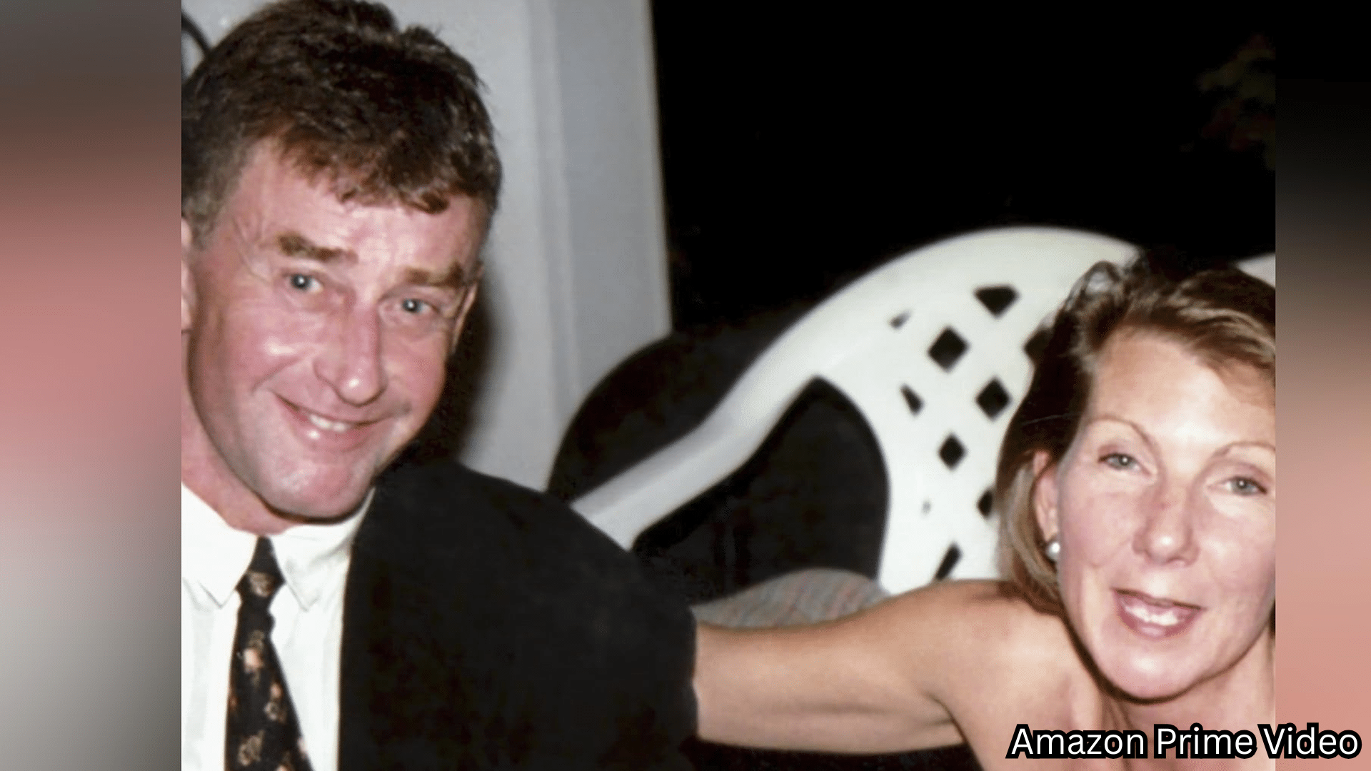 Michael and Kathleen Peterson posing together in a photo connected to the Peterson staircase case.