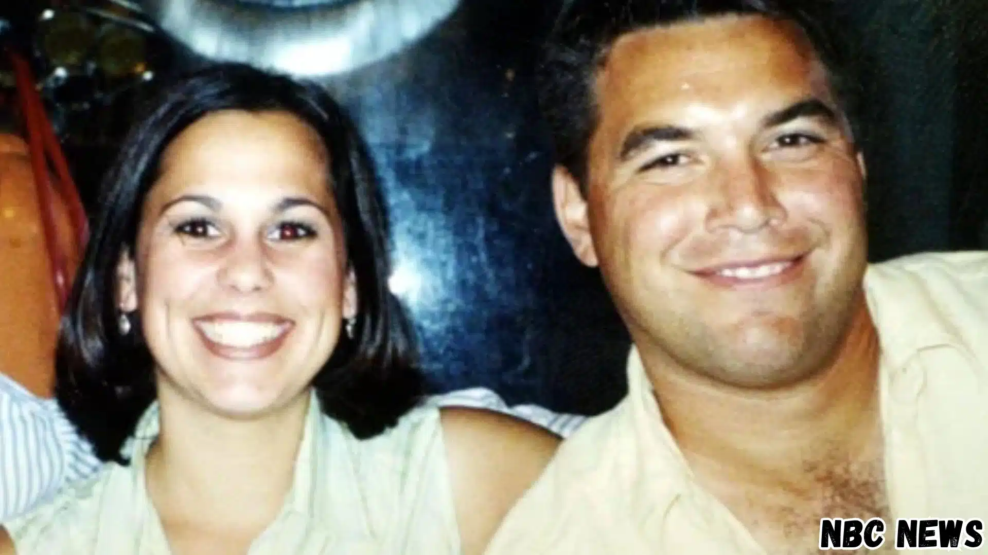 Scott and Laci Peterson smiling together in a photo taken before the nationally known murder case and trial proceedings