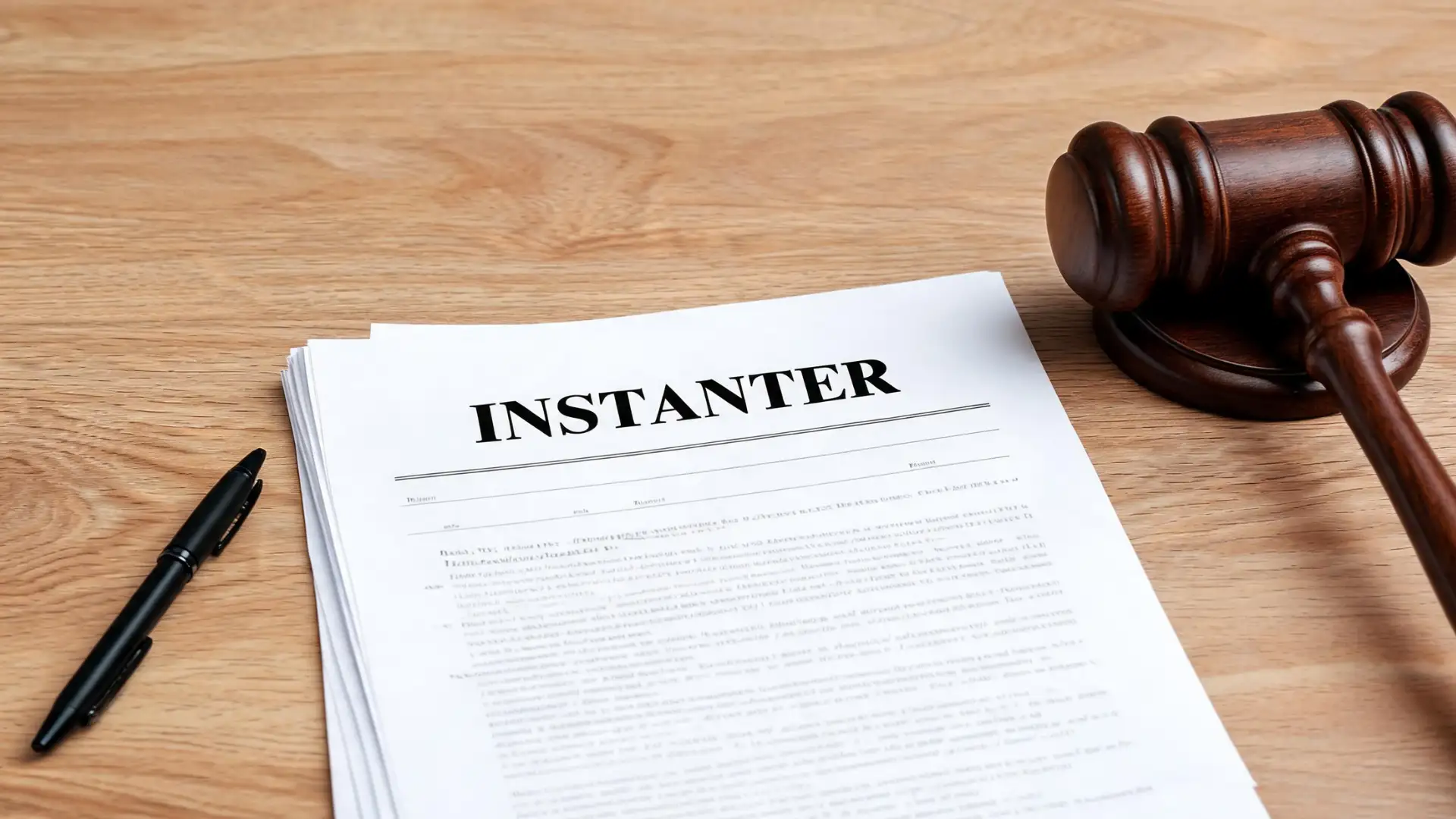 Legal document showing instanter warrant