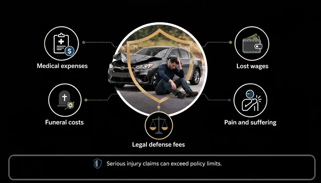 What bodily injury liability insurance covers after an accident
