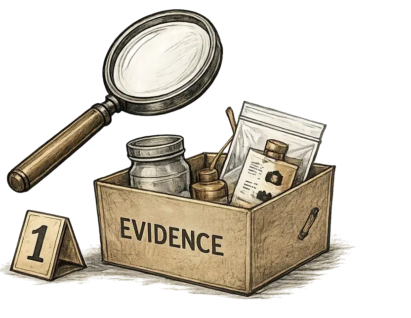 EVIDENCE QUESTIONED